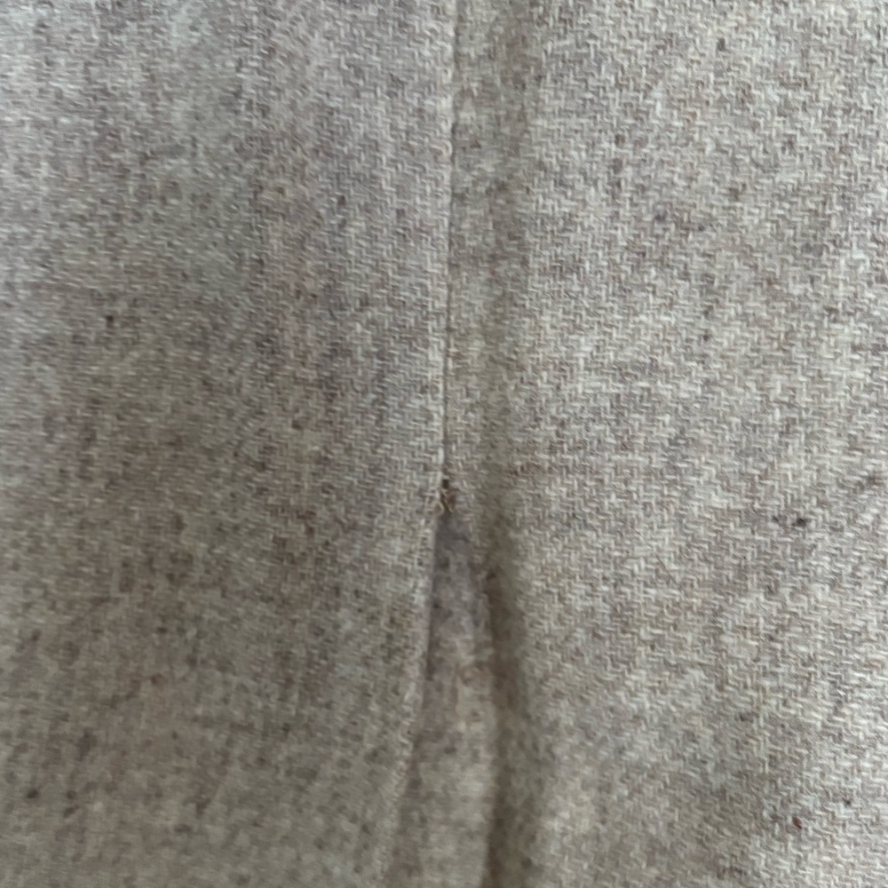 Prestige Wool Blend Skirt – Tan Beige - Large - Picture 10 of 11